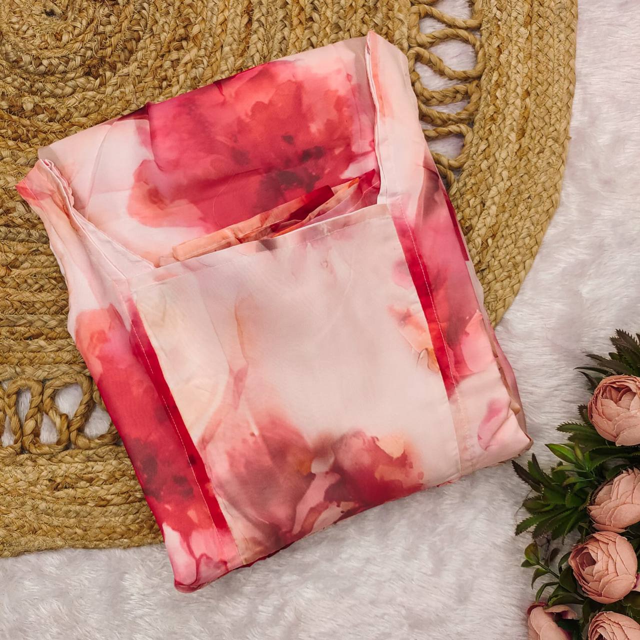 Floral Organza Sleeveless Dress
