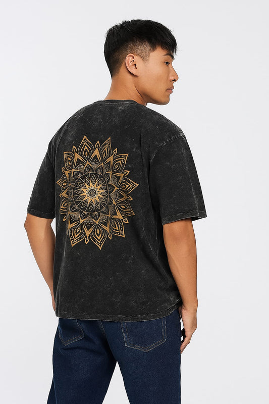 The Mandala Acid Washed Oversized Tee